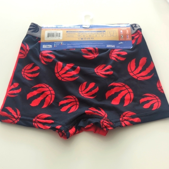 NBA Kids Raptors Red Boxer Briefs - Size 4 NWT - Picture 5 of 5